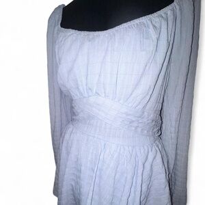 Altar'd State Light Blue Long Sleeve Dress